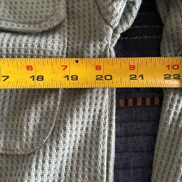 If It Were Me Waffle Knit Button Up Shirt Size S - Picture 7 of 8